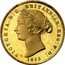 Australia One Sovereign Victoria Queen. Pattern 1855 KM# Pn4 VICTORIA D: G: BRITANNIAR: REG: F: D: 1855 coin obverse