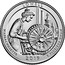 USA Quarter Dollar (Lowell National Historical Park - Massachusetts) LOWELL MASSACHUSETTS 2019 E PLURIBUS UNUM JI PH coin reverse