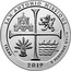 USA Quarter Dollar San Antonio Missions National Historical Park - Texas 2019 S Proof SAN ANTONIO MISSIONS TEXAS 2019 E PLURIBUS UNUM CTC JFM coin reverse