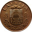 Latvia Santims 1939 Most were never placed into circulation KM# 10 First Republic (1918-1939) LATVIJA coin obverse