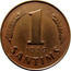 Latvia Santims 1939 Most were never placed into circulation KM# 10 First Republic (1918-1939) 1 1939 SANTIMS coin reverse