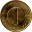 Slovenia Tolar Trout 1996 KM# 4 REPUBLIKA SLOVENIJA EN TOLAR 1 2000 coin obverse