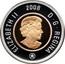 Canada 2 Dollars 75th anniversary of V-E Day 2008 KM# 796 ELIZABETH II D G REGINA 2008 coin obverse