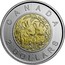 Canada 2 Dollars Baby Rabbits 2014 KM# 1638 CANADA PL 2 DOLLARS coin reverse