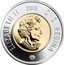 Canada 2 Dollars Toonie 2010 Logo Proof KM# 837 ELIZABETH II D G REGINA DATE coin obverse
