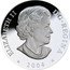 Canada 20 Dollars Northern lights in hologram 2007 KM# 839 2004 / ELIZABETH II D G REGINA coin obverse