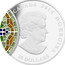 Canada 20 Dollars Stained glass window pattern in color 2013 Proof KM# 1548 CANADA 2014 D G REGINA 20 DOLLARS coin obverse