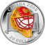 Canada 20 Dollars Team Goalie Mask - Calgary Flames 2009 Proof KM# 870 CANADA 2009 20 DOLLARS coin reverse
