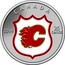Canada 25 Cents Calgary Flames 2014 KM# 1574 CANADA 25 CENTS 2014 coin reverse