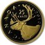 Canada 25 Cents Caribou 2010 Proof KM# 1006 CANADA 2010 25 CENTS H coin reverse