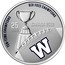 Canada 25 Cents Grey Cup History - Winnipeg Blue Bombers 2012 Proof KM# 1320 TEN-TIME CHAMPIONS DIX FOIS CHAMPIONS 25 CENTS CANADA 2012 W coin reverse