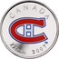 Canada 25 Cents Montreal Canadians 2007 Maple leaf Prooflike KM# 723 CANADA CH 25 CENTS 2007 coin reverse
