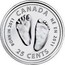 Canada 25 Cents New Baby 2011 KM# 1083 BORN IN 2011 CANADA NE EN 2011 25 CENTS coin reverse
