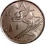 Canada 25 Cents Vancouver 2010 - Alpine skiing 2010 KM# 960 25 CENTS VANCOUVER 2010 coin reverse