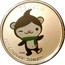 Canada 25 Cents Vancouver 2010 - Mica Mascot 2010 KM# 880 25 CENTS VANCOUVER 2010 coin reverse