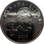 Canada 25 Cents Vancouver 2010 - Sumi Mascot 2010 KM# 882 CANADA ELIZABETH II 2007 coin obverse