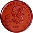Canada 25 Cents Vancouver 2010 - Wheelchair curling red enamel 2010 KM# 955a CANADA ELIZABETH II 2007 coin obverse