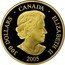 Canada 300 Dollars Standard Time - 6 PM Central 2005 Proof KM# 570.3 ELIZABETH II 300 DOLLARS CANADA 2005 coin obverse