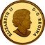 Canada 5 Dollars Canada Goose 2014 Proof KM# 1645 ELIZABETH II D ∙ G ∙ REGINA coin obverse