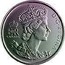 Canada 50 Cents Elizabeth II Golden Jubilee 1952-2002 Proof KM# 444b E II R CANADA D G REGINA coin obverse