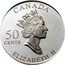 Canada 50 Cents Newfoundland and Labrador Folk Festival 2001 Proof KM# 422 CANADA 50 CENTS ELIZABETH II coin obverse