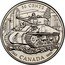 Canada 50 Cents WW II Conquest of Sicily 2005 Proof, Specimen KM# 546 50 CENTS 1945 CANADA 2005 coin reverse