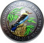 Australia 1 Dollar 25th anniversary Australian Kookaburra (Colorized) 2015 THE AUSTRALIAN KOOKABURRA 1OZ. 999 SILVER • 1990-2015 • P25 coin reverse