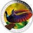 Australia 1 Dollar Australian Bird Of Paradise (Color) 2018 P AUSTRALIAN BIRD OF PARADISE 1OZ 9999 SILVER coin reverse