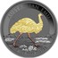 Australia 1 Dollar Australian Emu (Black-n-Gold) 2018 P AUSTRALIAN EMU 2018 1OZ 9999 SILVER P coin reverse