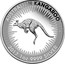 Australia 1 Dollar (Australian Kangaroo) AUSTRALIAN KANGAROO 2017 1OZ 9999 SILVER coin reverse