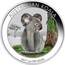 Australia 1 Dollar Australian Koala. Coloured 2017 P AUSTRALIAN KOALA 2017 1OZ 999 SILVER P coin reverse