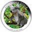 Australia 1 Dollar Australian Koala (Coloured) 2018 AUSTRALIAN KOALA 2018 1OZ 9999 SILVER P coin reverse