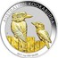 Australia 1 Dollar Australian Kookaburra (Gold) 2017 AUSTRALIAN KOOKABURRA 2017 1OZ 999 SILVER P coin reverse