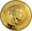 Australia 1 Dollar Australian Wedge-Tailed Eagle (Gilded) 2016 P ELIZABETH II AUSTRALIA • 1 DOLLAR • IRB coin obverse