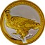Australia 1 Dollar Australian Wedge-Tailed Eagle (Gilded) 2016 P AUSTRALIAN WEDGE-TAILED EAGLE 2016 1 OZ 999 SILVER P coin reverse