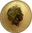Australia 1 Dollar Dragon & Tiger (Gilded) 2018 ELIZABETH II AUSTRALIA 1OZ 9999 AG 2018 1 DOLLAR IRB coin obverse