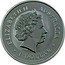 Australia 1 Dollar Kookaburra (Fully Gilded) 2008 KM# 1760a ELIZABETH II AUSTRALIA 1 DOLLAR IRB coin obverse