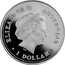 Australia 1 Dollar (The Australian Kookaburra) KM# 883 ELIZABETH II AUSTRALIA 1 DOLLAR IRB coin obverse