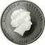 Australia 1 Dollar Year of the Dog (Color) 2018 P ELIZABETH II AUSTRALIA 1OZ 9999 AG 2018 1 DOLLAR IRB coin obverse