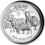 Australia 1 Dollar Year of the Goat - High Relief 2015 P High Relief Proof YEAR OF THE GOAT P coin reverse