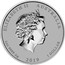 Australia 1 Dollar Year of the Pig (2019 Gilded) 2019 P ELIZABETH II AUSTRALIA 1OZ 9999 AG 2019 1 DOLLAR IRB coin obverse