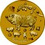 Australia 1 Dollar Year of the Pig (Coin & Stamp) 2019 P YEAR OF THE PIG P coin reverse