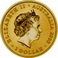 Australia 1 Dollar Year of the Rat (Stamp and Coin) 2008 KM# 1755d ELIZABETH II AUSTRALIA 2008 1 DOLLAR IRB coin obverse