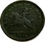 UK 1 Penny Worcestershire - Halesowen-Workhouse 1813  GOD SAVE THE KING 1813 coin reverse