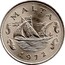Malta 10 Cents Barge of the Grand Master 1972 KM# 11 MALTA 1972 coin obverse
