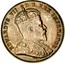 Canada 10 Cents Edward VII 1909 “Victorian” leaves, similar to 1902-08 coins KM# 10 EDWARDVS VII D.G.REX IMPERATOR coin obverse