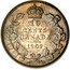 Canada 10 Cents Edward VII 1909 “Victorian” leaves, similar to 1902-08 coins KM# 10 10 CENTS CANADA coin reverse