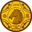 Australia 10 Dollars Year of the Horse 2014 YEAR OF THE HORSE 2014 coin reverse