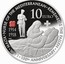 Malta 10 Euro 100th Anniversary of the 1st World War 2014 Proof KM# 162 MALTA NURSE OF THE MEDITERRANEAN REMEMBERS THE FALLEN WWI 100TH ANNIVERSARY 1914 1918 10 EURO coin reverse