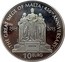 Malta 10 Euro 450th Anniversary of the Great Siege 2015 Proof THE GREAT SIEGE OF MALTA 450TH ANNUVERSARY 1565 2015 MDEXV 10 EURO NGB coin reverse